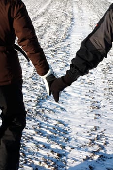 Couple in the snow