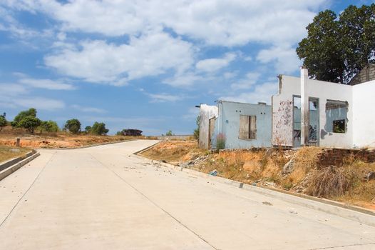 deserted house