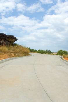 deserted road