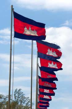 cambodian flags