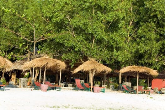 beach huts