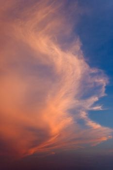 sunset sky and clouds