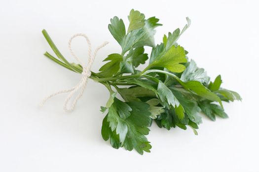 Parsley isolated on a white bg