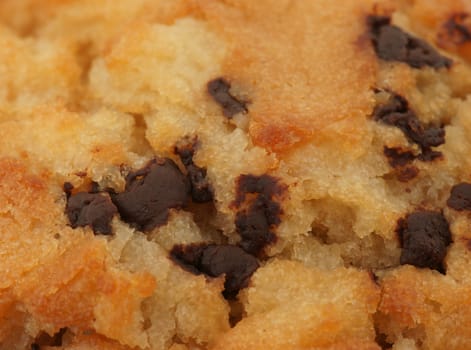 great image of a chocolate chip muffin