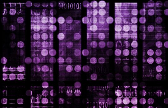 Business Abstract Technology as a Background Art