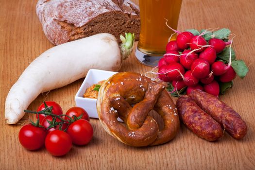 typical bavarian snacks