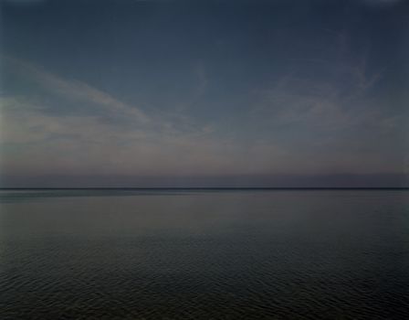 Photo of the horizon over calm water
