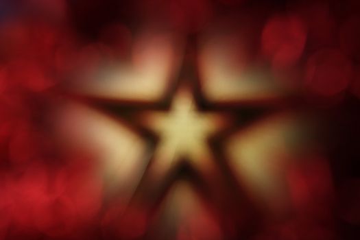 gold christmas star background