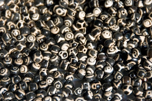 black beads