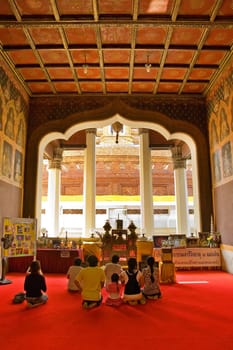 people inside temple