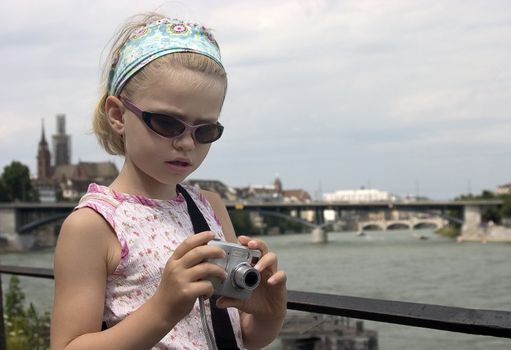 girl in the open air