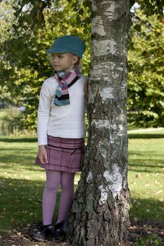 girl in the open air