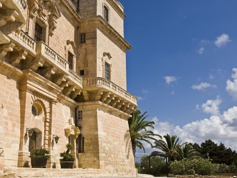 Selmun Castle in Malta was built by the Knights of the Order of St. John