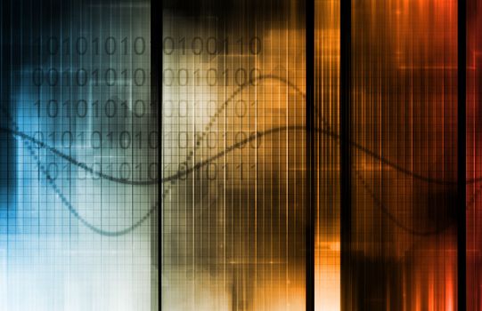 Business Abstract Technology as a Background Art