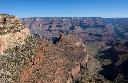 Grand Canyon at the daytime over blue sky