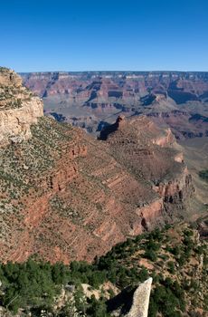 West Rim of the Grand Canyon at a daytime