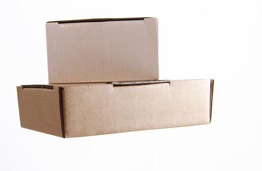 brown and white cardboard boxes strong packaging for sending items through the post