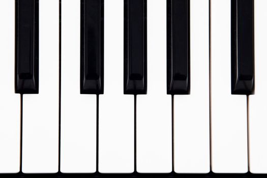 An abstract image of the piano