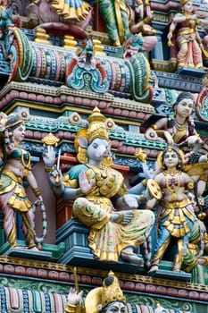 hindu temple detail