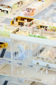 miniature mall model