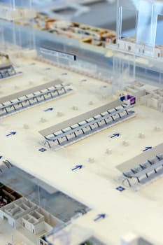 miniature mall model