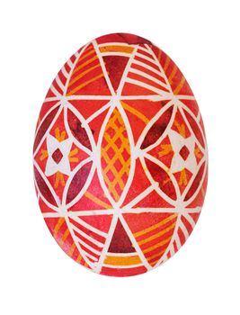 Detail of the painted Easter Egg