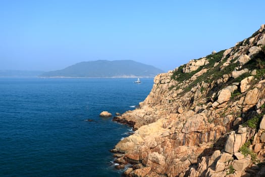 shek o coast in Hong Kong