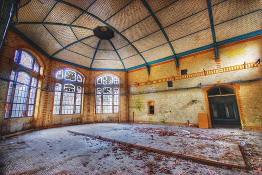 looking inside an abandoned room in a ruin