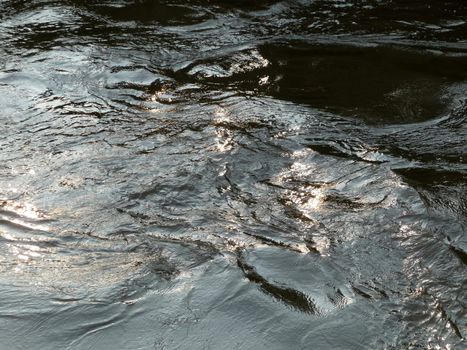 A photograph of river water that would make an interesting water background.