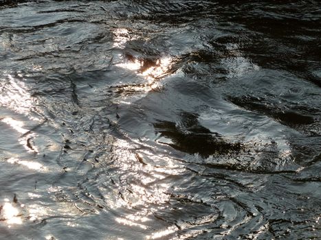 A photograph of river water that would make an interesting water background.