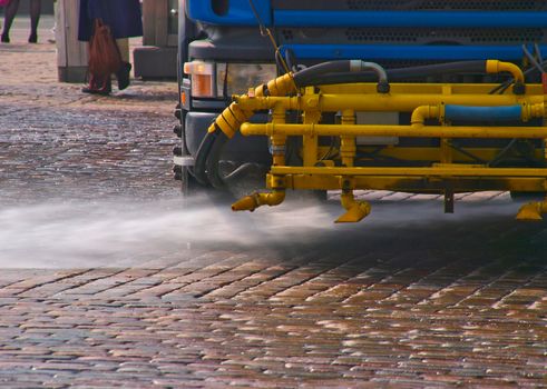 street cleaning machine