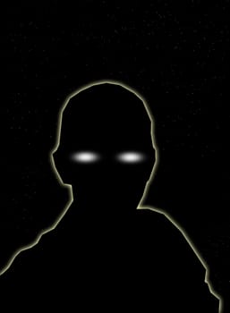 A simple representation of a sinister nightmare, might be good for Halloween.
