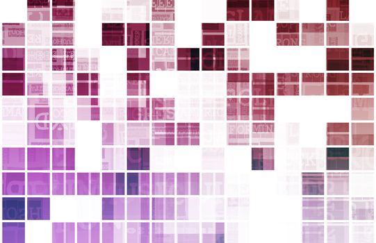 Purple Background Modern Data as a Art