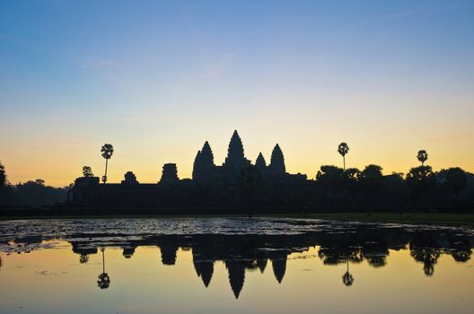 Angkor Wat entrance within the Angkor Temples, Cambodia