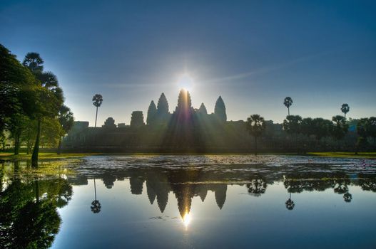 Angkor Wat entrance within the Angkor Temples, Cambodia