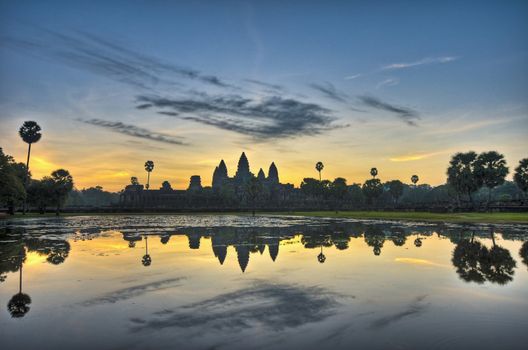 Angkor Wat entrance within the Angkor Temples, Cambodia