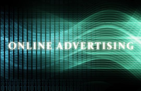 Online Advertising as a Concept Background Art