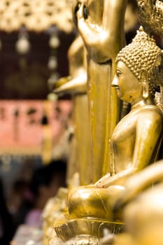 golden buddha statue