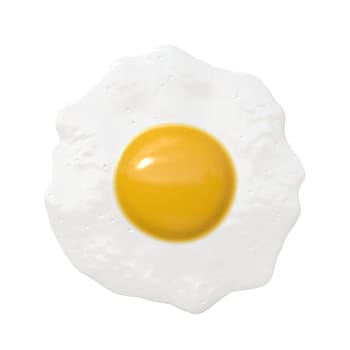 An illustration of a nice fried egg