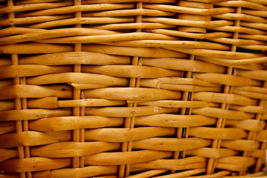 Texture of a wattled basket. A background, macro