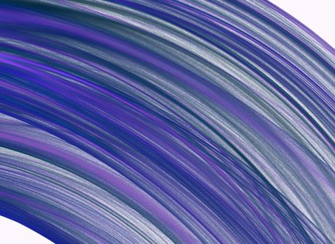 Fractal with blue and purple lines on a white background.