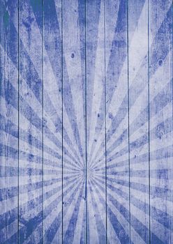 blue and white radiating background with a weathered look