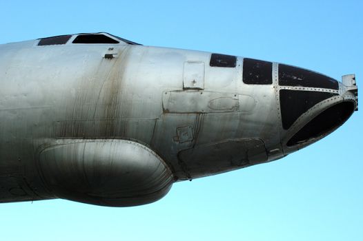 Old russian (soviet) strategic bomber Tu-16.