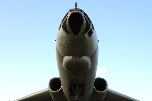 Old russian (soviet) strategic bomber Tu-16.