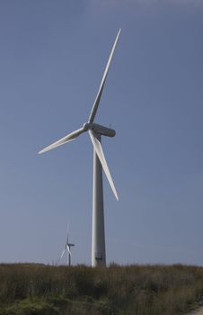 Wind Farm Turbines Wales UK