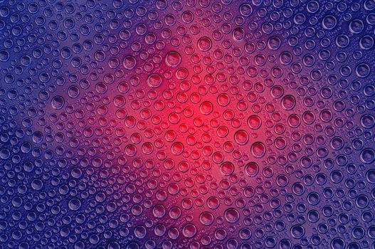 Abstract macro - close-up of the colored bubbles