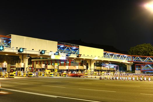 Toll booths