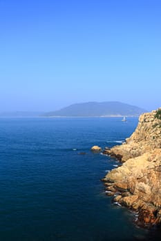 shek o coast in Hong Kong