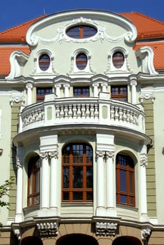 Houses of Wroclaw, ul. Silesian insurgents in Wroclaw. Rondo. Poland