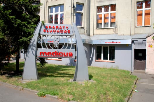 Hearing aids Medicus in Wroclaw. Powstancow square Silesian